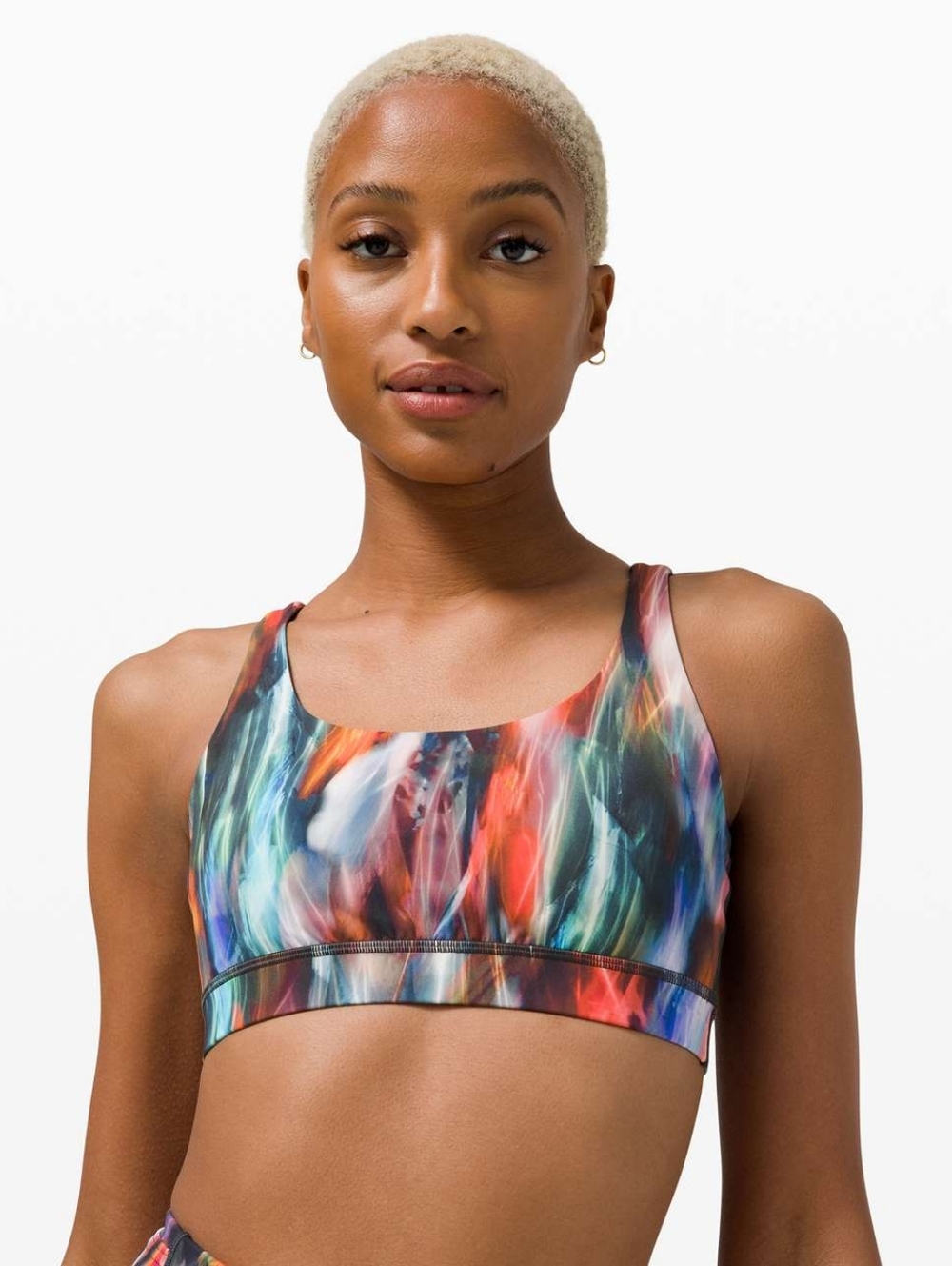 Lululemon Energy Sports Bra Medium Support B–D Cup Chroma Fusion Multi Strappy 4